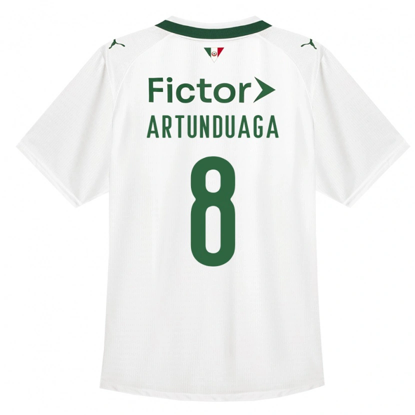 Danxen Mujer Camiseta Grover Artunduaga #8 Verde Blanco 2ª Equipación 2026/27 La Camisa
