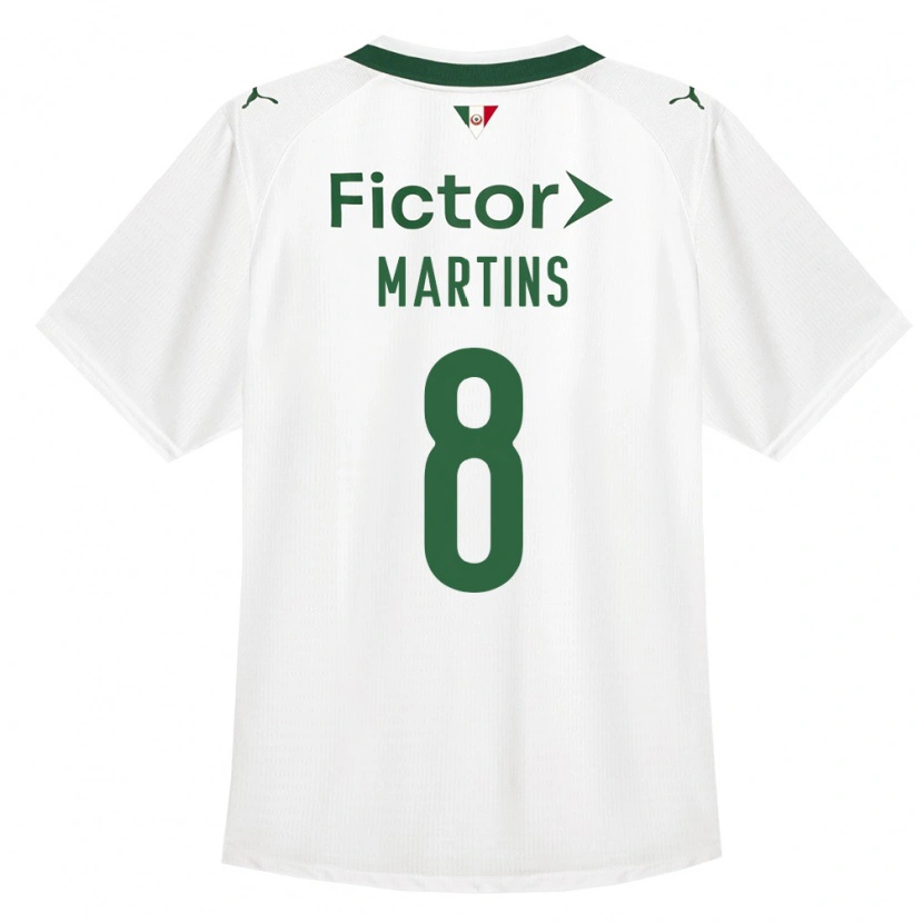 Danxen Mujer Camiseta Diany Martins #8 Verde Blanco 2ª Equipación 2026/27 La Camisa