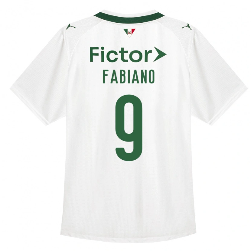 Danxen Mujer Camiseta Fabiano Rodrigues Pereira #9 Verde Blanco 2ª Equipación 2026/27 La Camisa