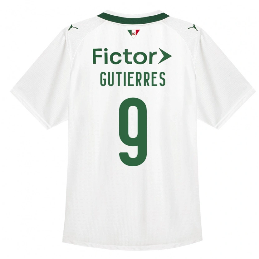 Danxen Mujer Camiseta Amanda Gutierres #9 Verde Blanco 2ª Equipación 2026/27 La Camisa