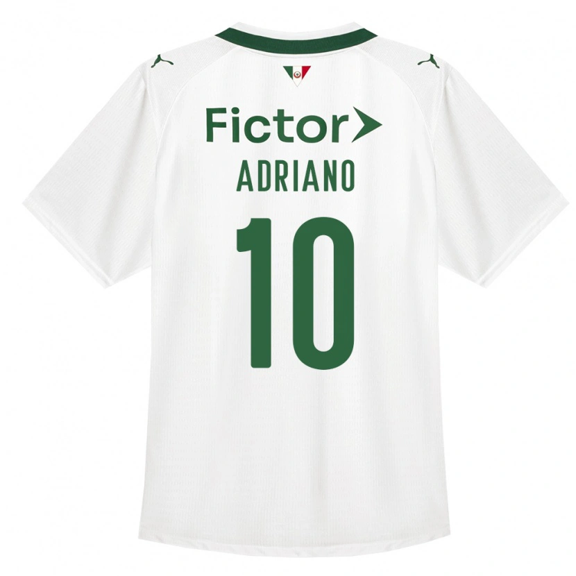 Danxen Mujer Camiseta Luiz Adriano #10 Verde Blanco 2ª Equipación 2026/27 La Camisa