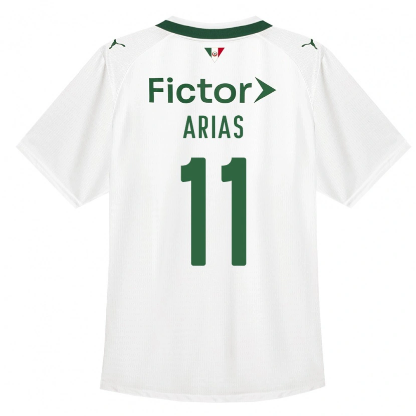 Danxen Mujer Camiseta Jhon Arias #11 Verde Blanco 2ª Equipación 2026/27 La Camisa