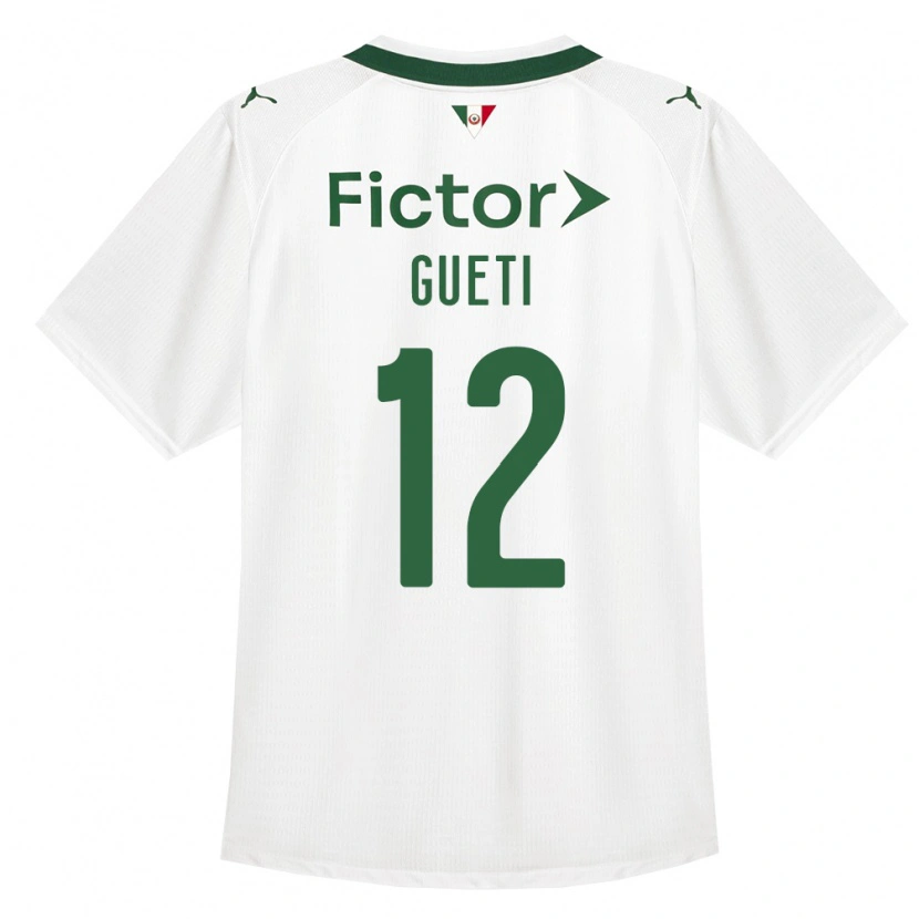 Danxen Mujer Camiseta Rodrigo Gueti #12 Verde Blanco 2ª Equipación 2026/27 La Camisa