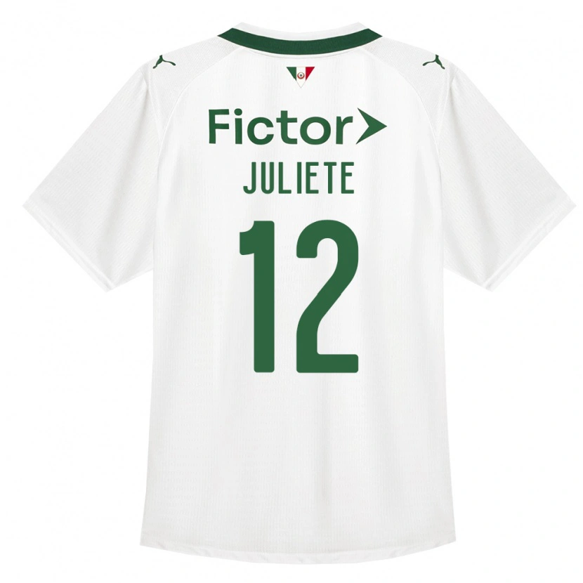 Danxen Mujer Camiseta Juliete #12 Verde Blanco 2ª Equipación 2026/27 La Camisa