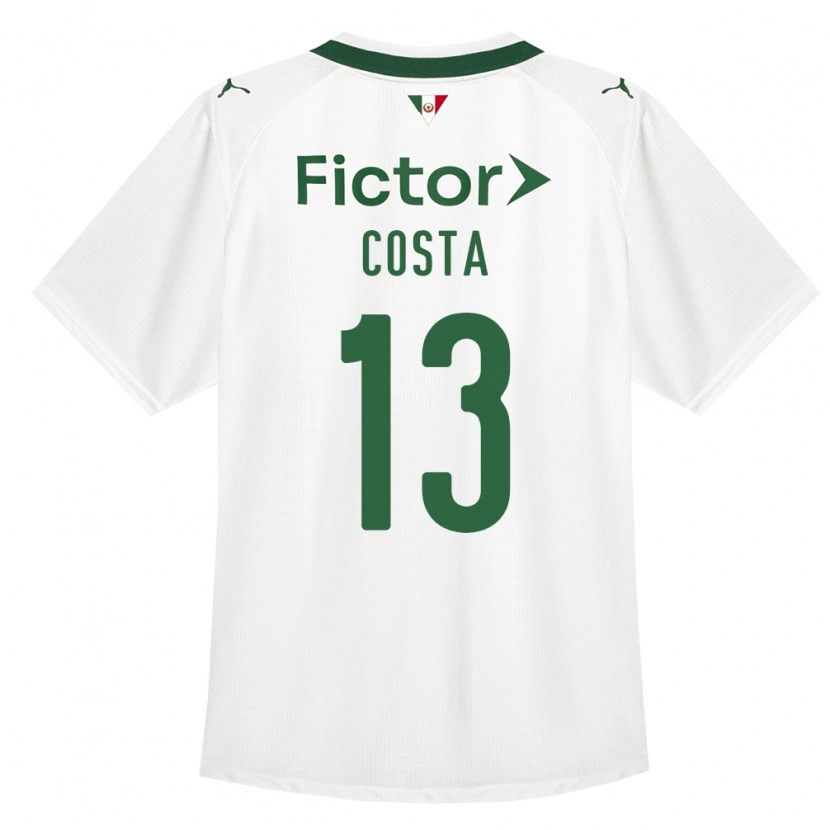 Danxen Mujer Camiseta Enzo Costa #13 Verde Blanco 2ª Equipación 2026/27 La Camisa