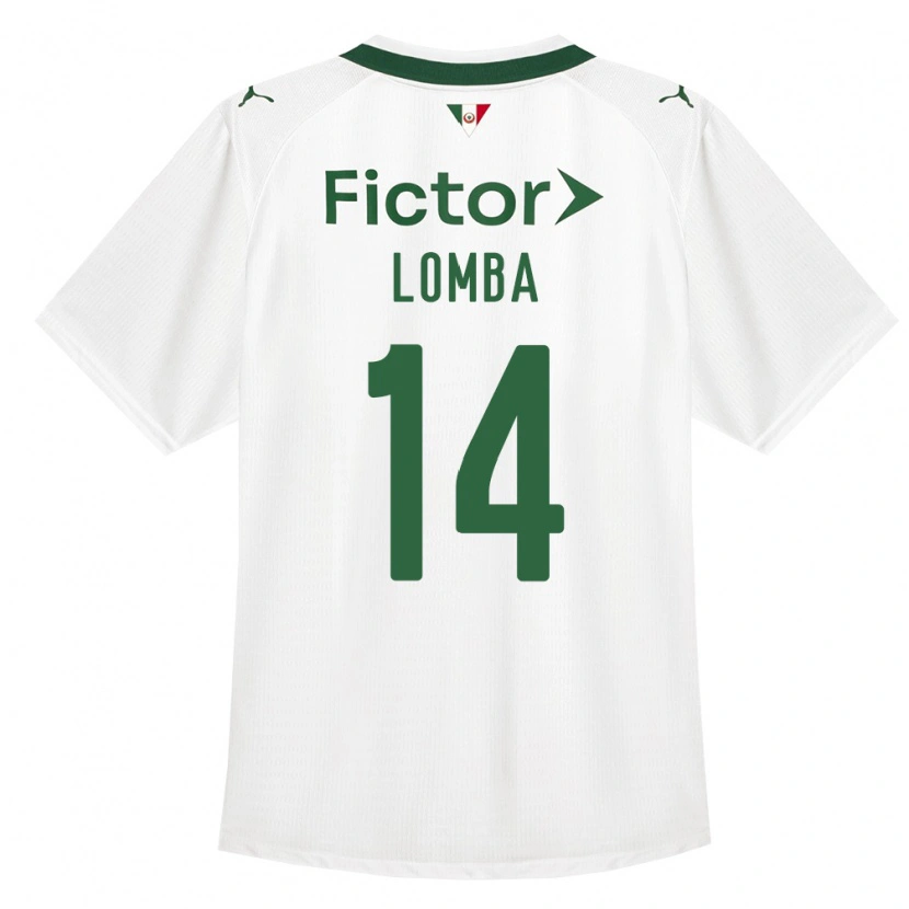 Danxen Mujer Camiseta Marcelo Lomba #14 Verde Blanco 2ª Equipación 2026/27 La Camisa
