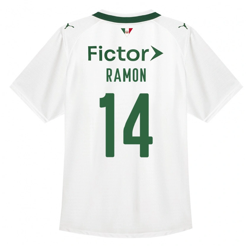 Danxen Mujer Camiseta Luccas Ramon #14 Verde Blanco 2ª Equipación 2026/27 La Camisa