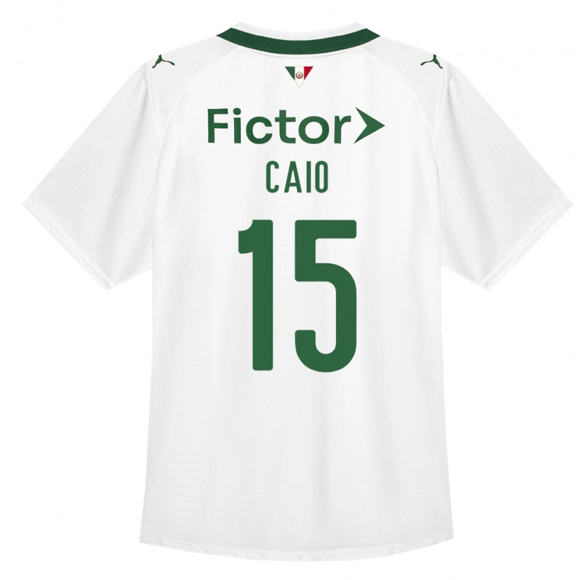 Danxen Mujer Camiseta Caio Matheus De Alcântara Lima #15 Verde Blanco 2ª Equipación 2026/27 La Camisa