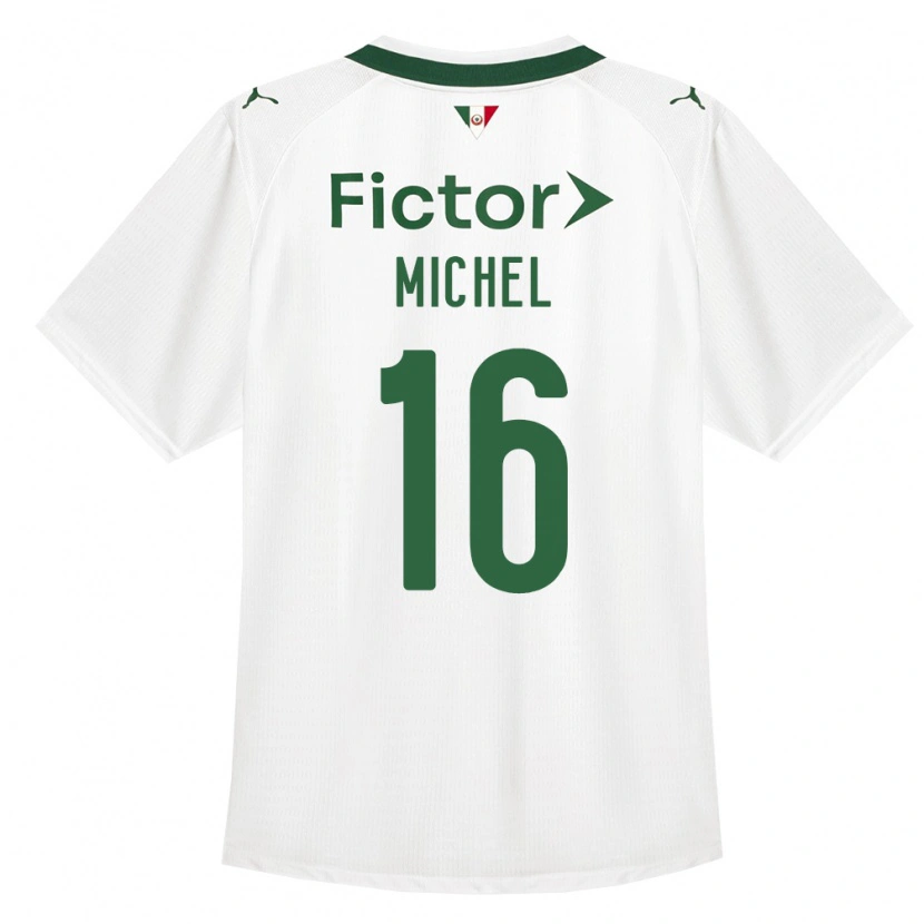 Danxen Mujer Camiseta Michel Cavalcante Fonseca Da Silva #16 Verde Blanco 2ª Equipación 2026/27 La Camisa