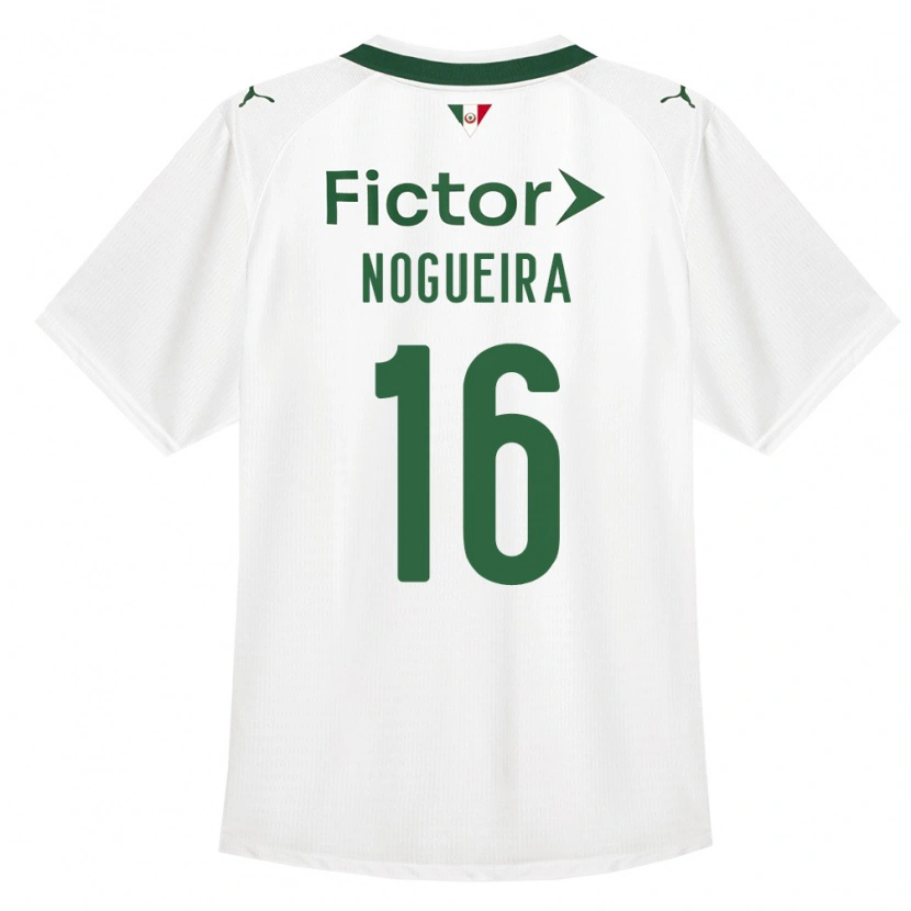 Danxen Mujer Camiseta Guilherme Nogueira #16 Verde Blanco 2ª Equipación 2026/27 La Camisa