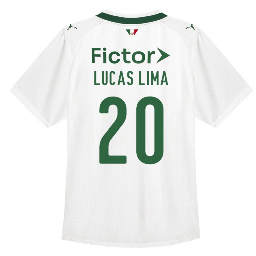 Danxen Mujer Camiseta Lucas Lima #20 Verde Blanco 2ª Equipación 2026/27 La Camisa