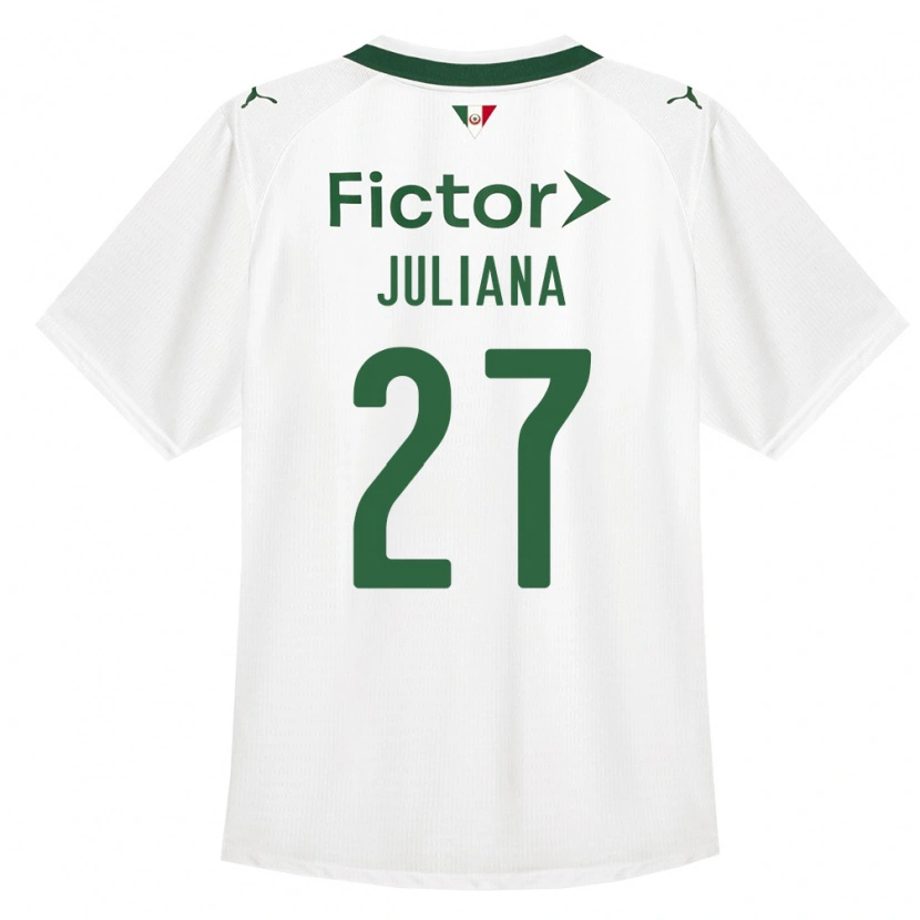 Danxen Mujer Camiseta Juliana #27 Verde Blanco 2ª Equipación 2026/27 La Camisa