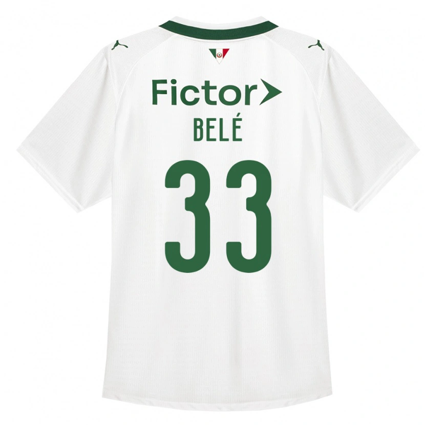 Danxen Mujer Camiseta Erick Belé #33 Verde Blanco 2ª Equipación 2026/27 La Camisa
