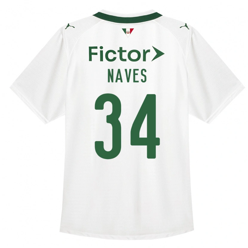 Danxen Mujer Camiseta Naves #34 Verde Blanco 2ª Equipación 2026/27 La Camisa