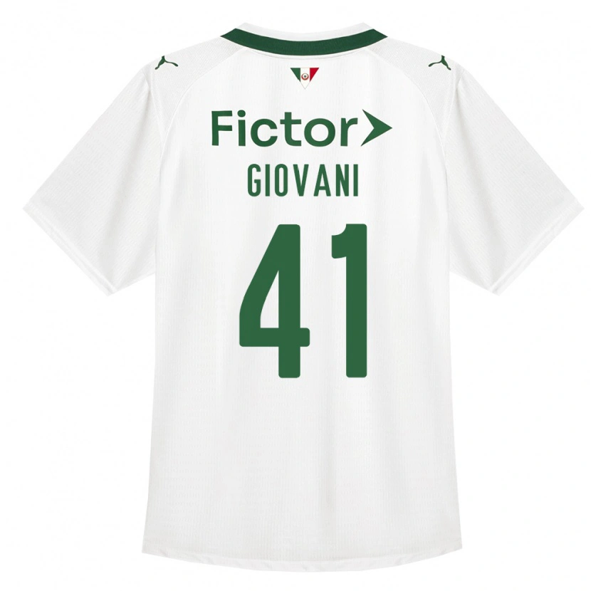 Danxen Mujer Camiseta Giovani #41 Verde Blanco 2ª Equipación 2026/27 La Camisa