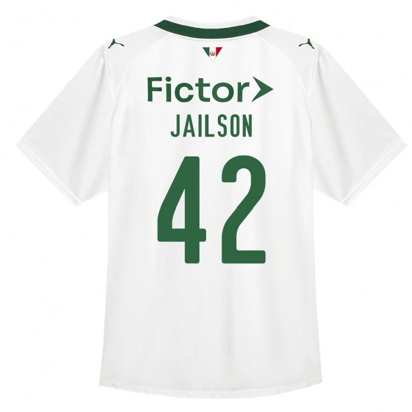 Danxen Mujer Camiseta Jailson #42 Verde Blanco 2ª Equipación 2026/27 La Camisa