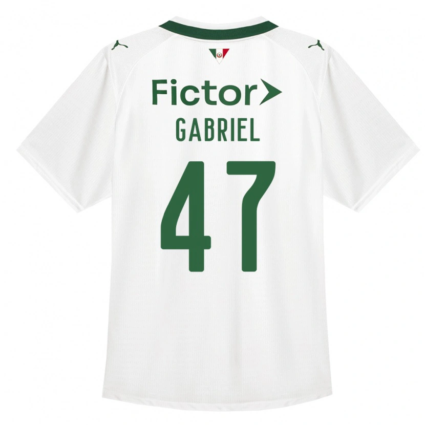 Danxen Mujer Camiseta Victor Gabriel #47 Verde Blanco 2ª Equipación 2026/27 La Camisa