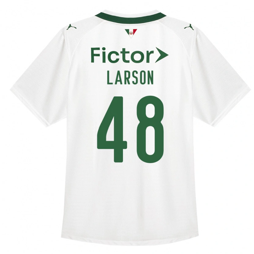 Danxen Mujer Camiseta Larson Torna Ferreira Dos Santos #48 Verde Blanco 2ª Equipación 2026/27 La Camisa