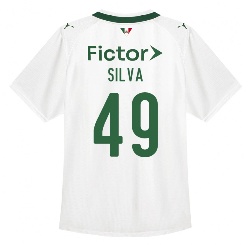 Danxen Mujer Camiseta Gabriel Silva #49 Verde Blanco 2ª Equipación 2026/27 La Camisa