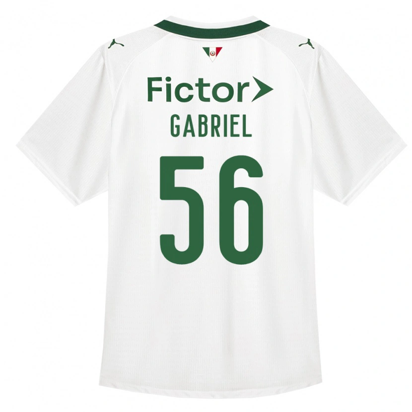 Danxen Mujer Camiseta Arthur Gabriel #56 Verde Blanco 2ª Equipación 2026/27 La Camisa