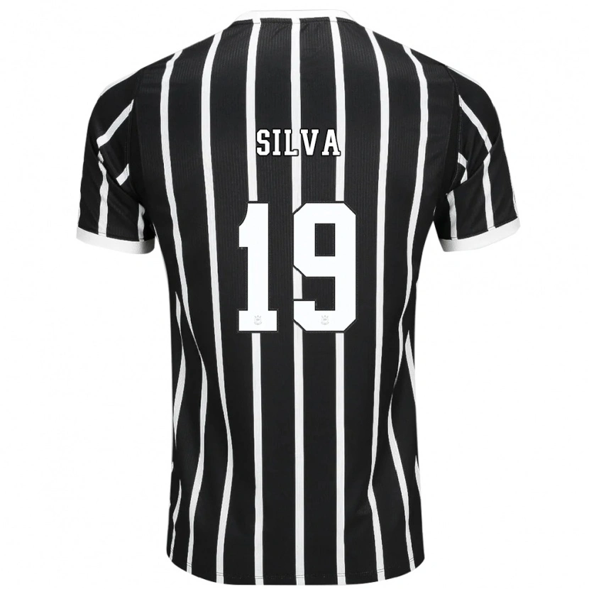 Danxen Mujer Camiseta Gustavo Silva #19 Negro Blanco Rojo 2ª Equipación 2026/27 La Camisa