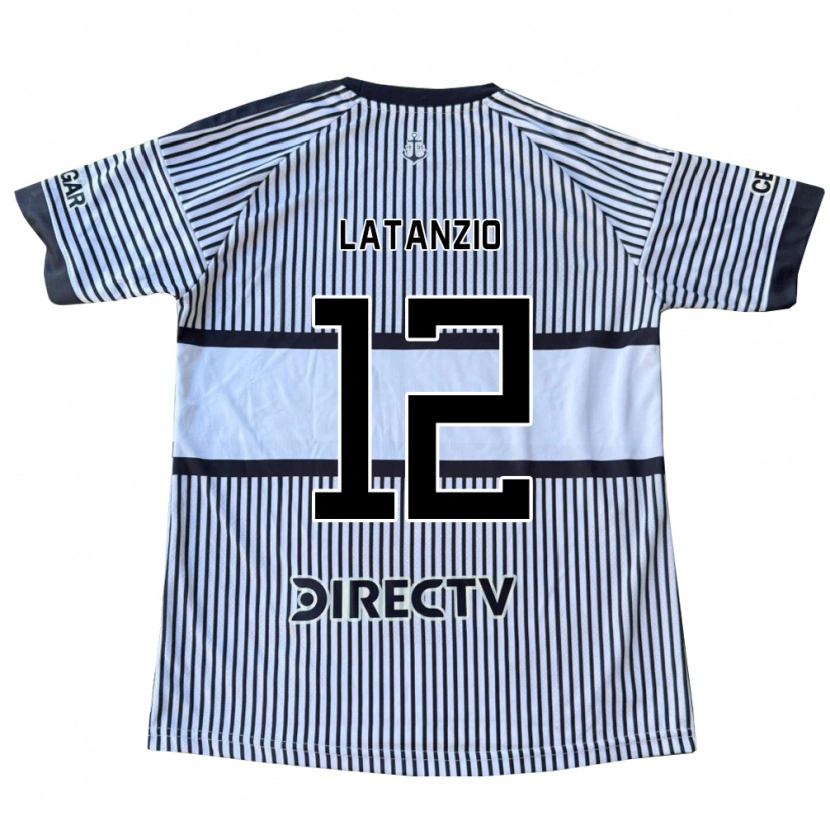 Danxen Mujer Camiseta Florencia Latanzio #12 Blanco Negro Amarillo 2ª Equipación 2026/27 La Camisa