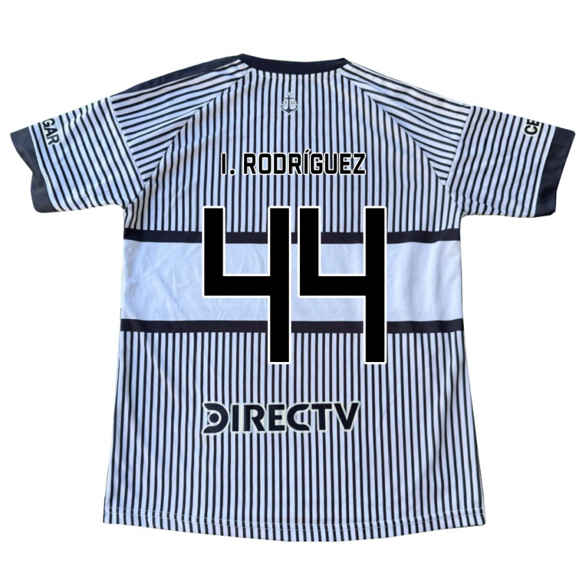 Danxen Mujer Camiseta Ignacio Rodríguez #44 Blanco Negro Amarillo 2ª Equipación 2026/27 La Camisa