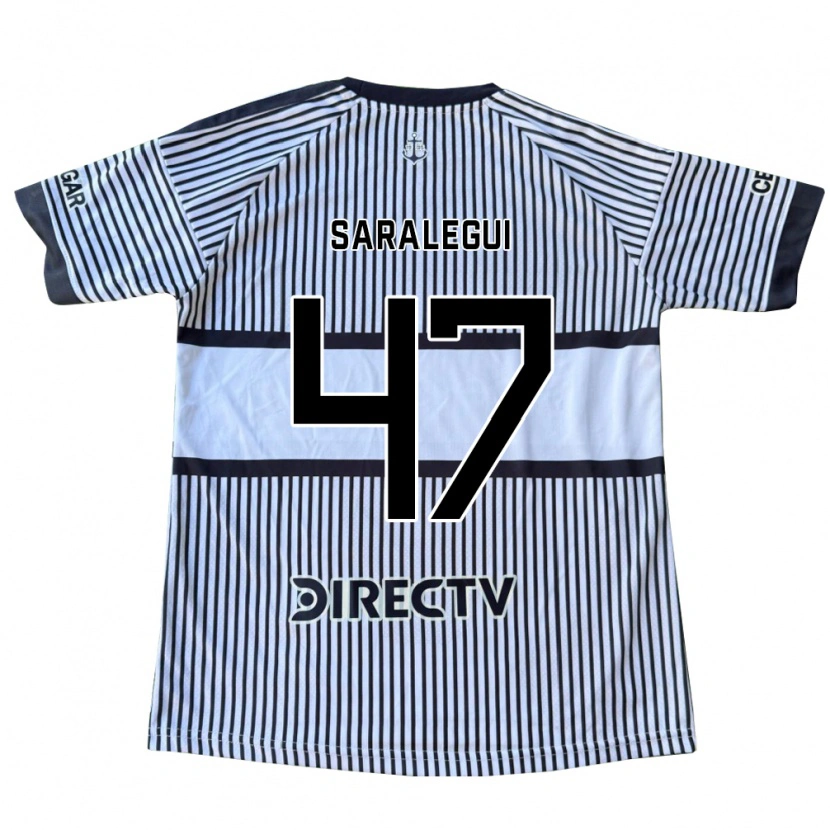 Danxen Mujer Camiseta Jabes Saralegui #47 Blanco Negro Amarillo 2ª Equipación 2026/27 La Camisa