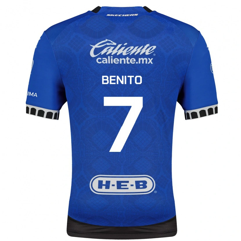 Danxen Mujer Camiseta Iker Benito #7 Azul Real Blanco Negro 2ª Equipación 2026/27 La Camisa