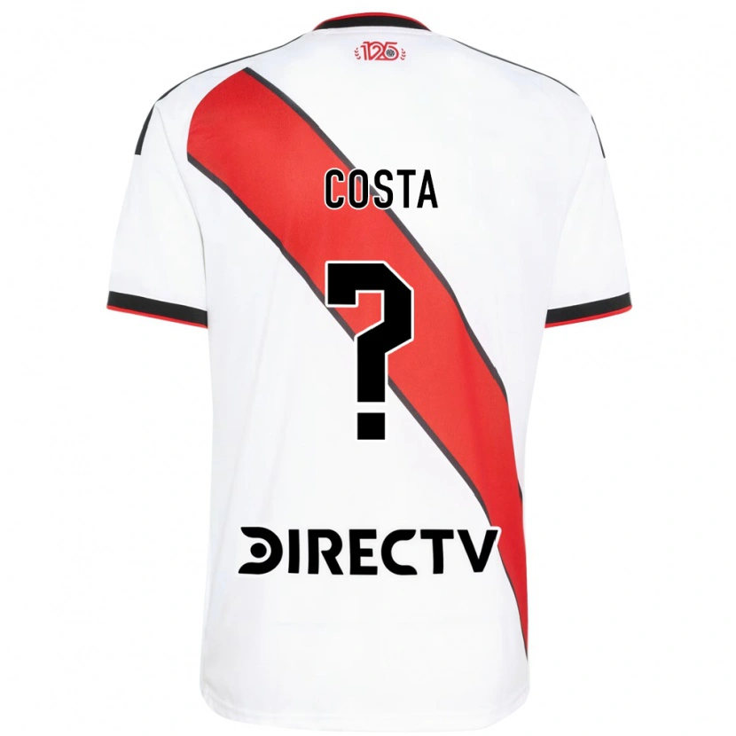 Danxen Niño Camiseta Victoria Costa #0 Rojo Blanco Negro 1ª Equipación 2026/27 La Camisa