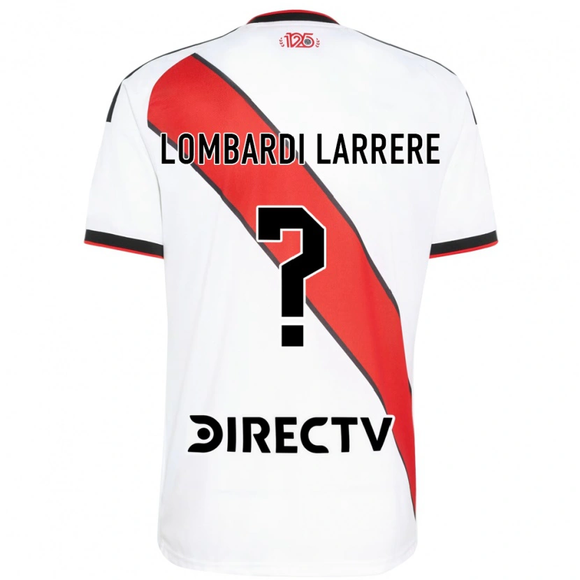 Danxen Niño Camiseta Delfina Lombardi Larrere #0 Rojo Blanco Negro 1ª Equipación 2026/27 La Camisa