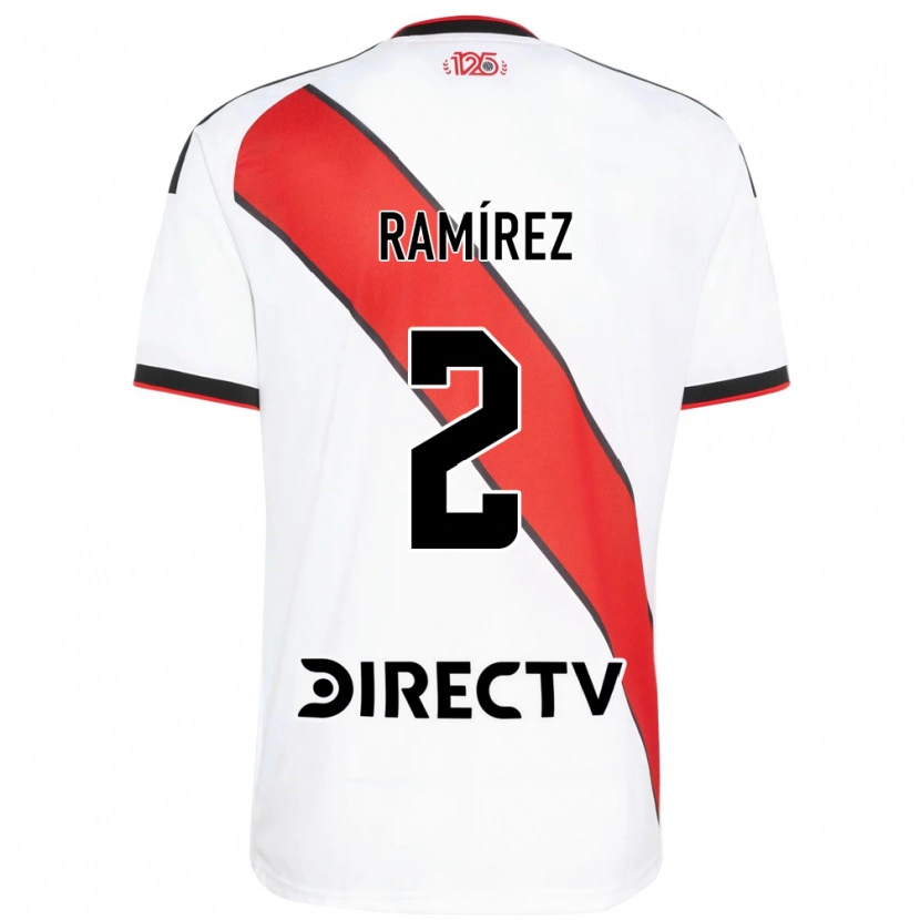 Danxen Niño Camiseta Tobías Ramírez #2 Rojo Blanco Negro 1ª Equipación 2026/27 La Camisa