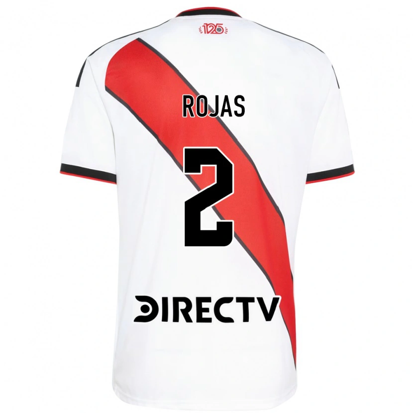 Danxen Niño Camiseta Robert Rojas #2 Rojo Blanco Negro 1ª Equipación 2026/27 La Camisa