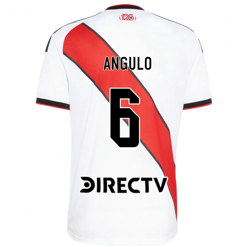 Danxen Niño Camiseta Tamara Angulo #6 Rojo Blanco Negro 1ª Equipación 2026/27 La Camisa