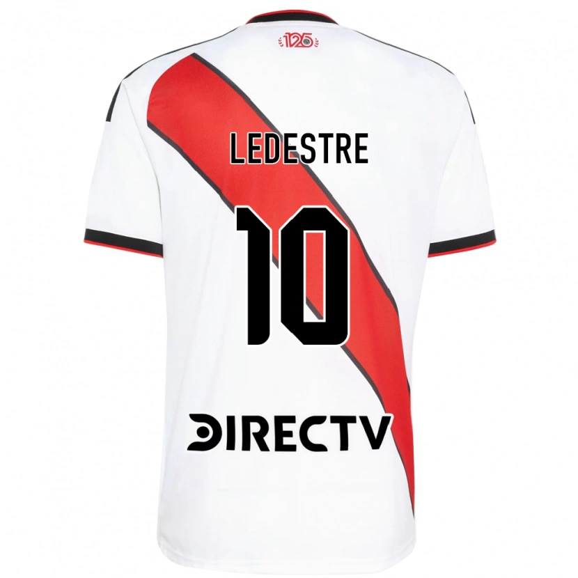 Danxen Niño Camiseta Gianfranco Ledestre #10 Rojo Blanco Negro 1ª Equipación 2026/27 La Camisa