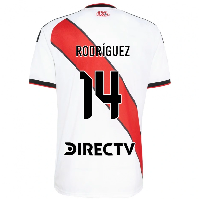 Danxen Niño Camiseta Benjamín Rodríguez #14 Rojo Blanco Negro 1ª Equipación 2026/27 La Camisa