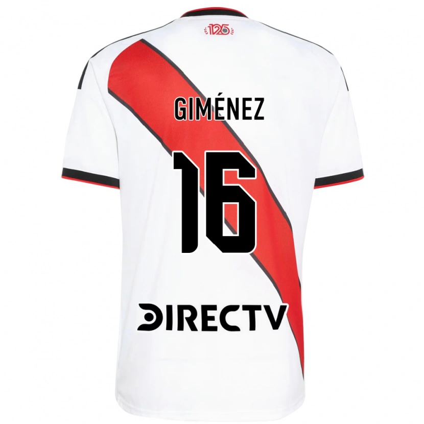 Danxen Niño Camiseta Bautista Giménez #16 Rojo Blanco Negro 1ª Equipación 2026/27 La Camisa