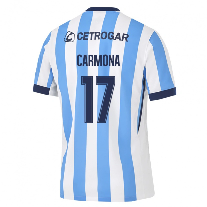 Danxen Niño Camiseta Mateo Carmona #17 Azul Claro Blanco Negro 1ª Equipación 2026/27 La Camisa