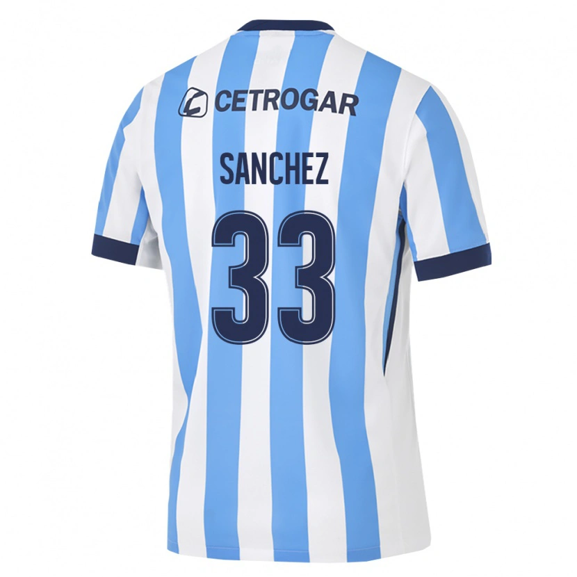 Danxen Niño Camiseta Sergio Sanchez #33 Azul Claro Blanco Negro 1ª Equipación 2026/27 La Camisa