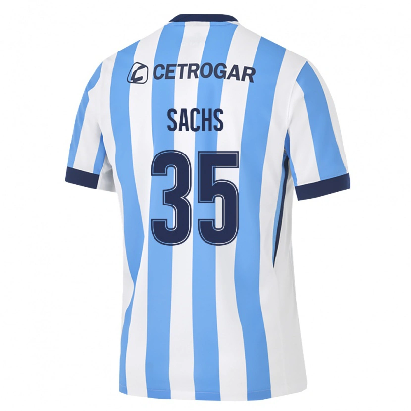 Danxen Niño Camiseta Adriana Sachs #35 Azul Claro Blanco Negro 1ª Equipación 2026/27 La Camisa