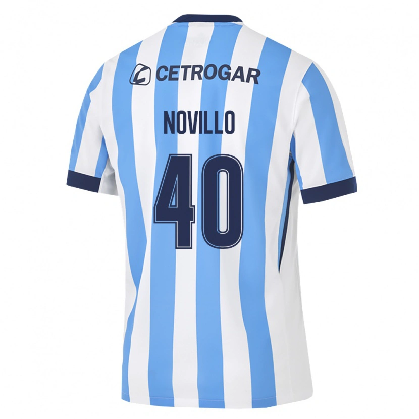 Danxen Niño Camiseta Joaquin Novillo #40 Azul Claro Blanco Negro 1ª Equipación 2026/27 La Camisa