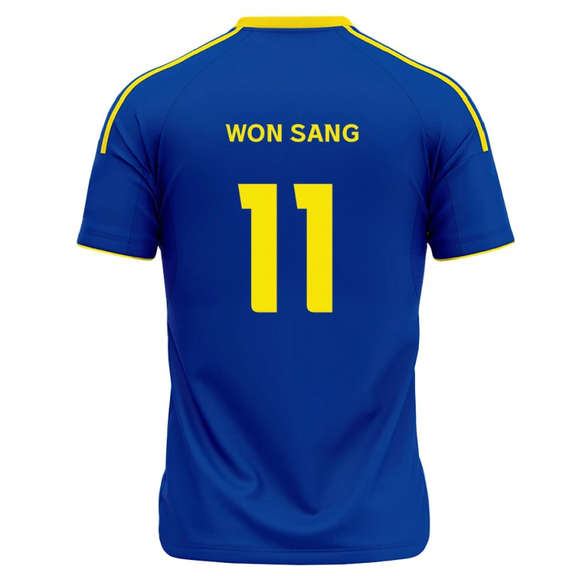 Danxen Niño Camiseta Won-Sang Um #11 Azul Real Amarillo 1ª Equipación 2026/27 La Camisa