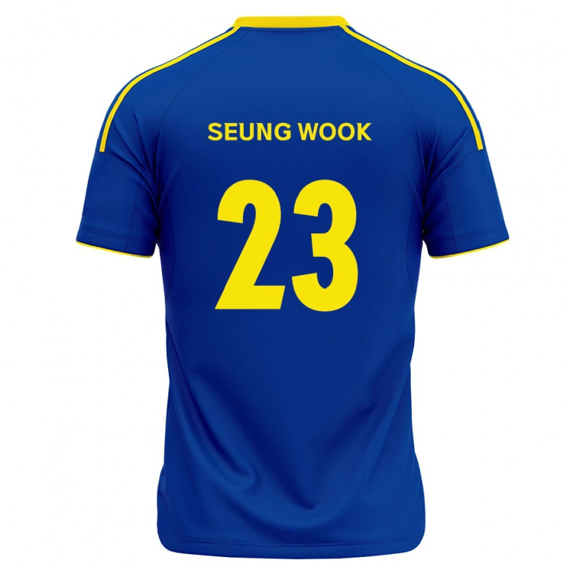 Danxen Niño Camiseta Seung-Wook Seo #23 Azul Real Amarillo 1ª Equipación 2026/27 La Camisa