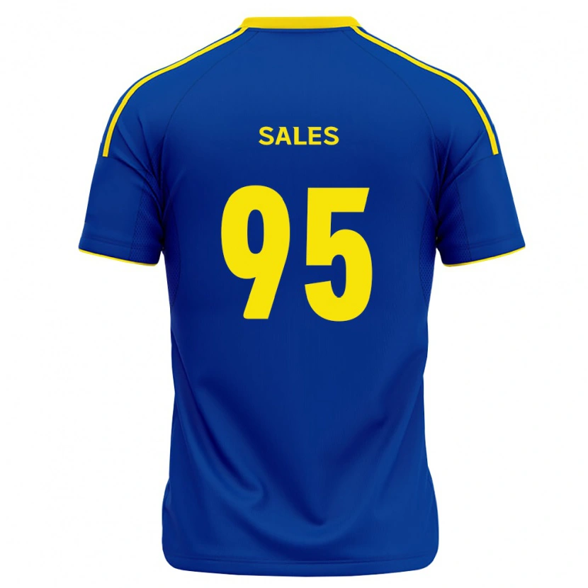 Danxen Niño Camiseta Matheus Sales #95 Azul Real Amarillo 1ª Equipación 2026/27 La Camisa