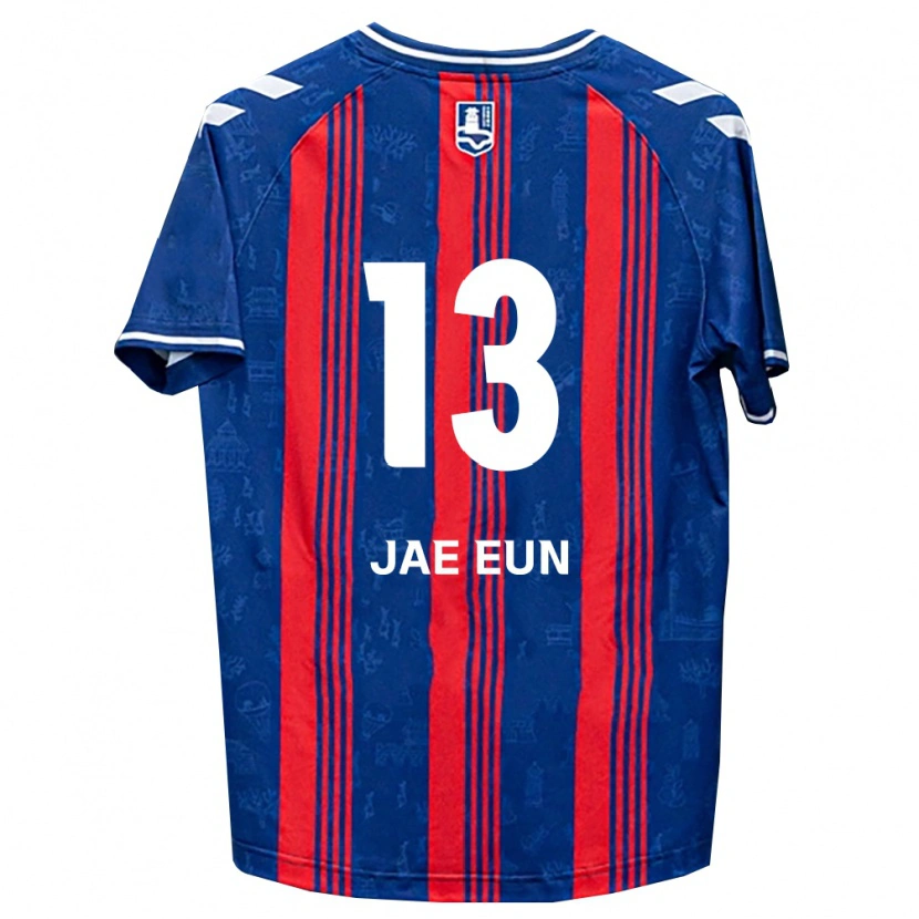 Danxen Niño Camiseta Jae-Eun Song #13 Azul Rojo Blanco 1ª Equipación 2026/27 La Camisa