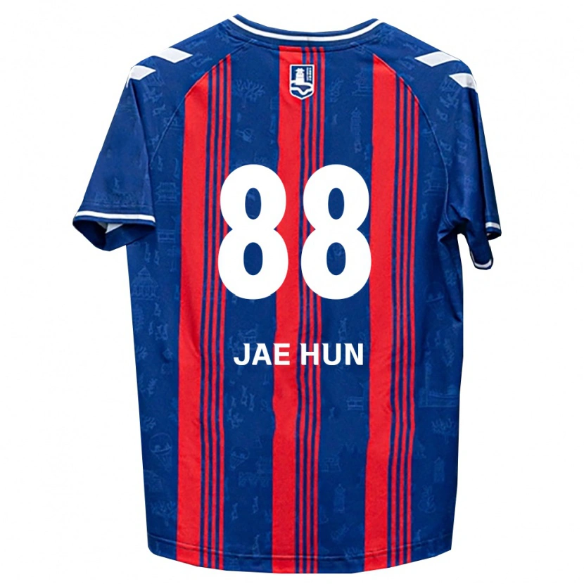 Danxen Niño Camiseta Jae-Hun Park #88 Azul Rojo Blanco 1ª Equipación 2026/27 La Camisa