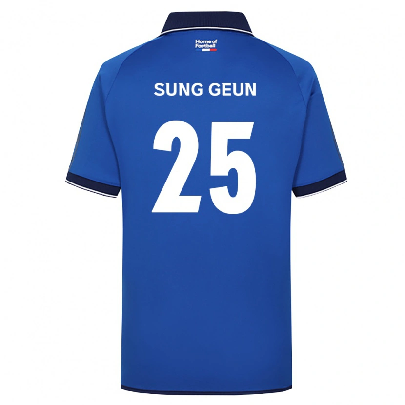 Danxen Niño Camiseta Sung-Geun Choi #25 Azul Real Blanco Rojo 1ª Equipación 2026/27 La Camisa