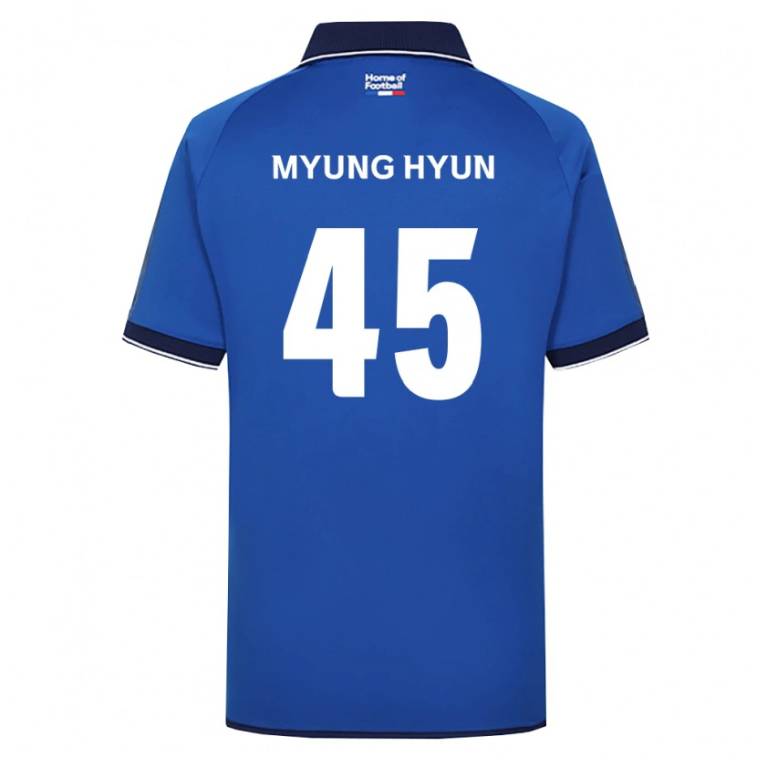 Danxen Niño Camiseta Myung-Hyun Hwang #45 Azul Real Blanco Rojo 1ª Equipación 2026/27 La Camisa