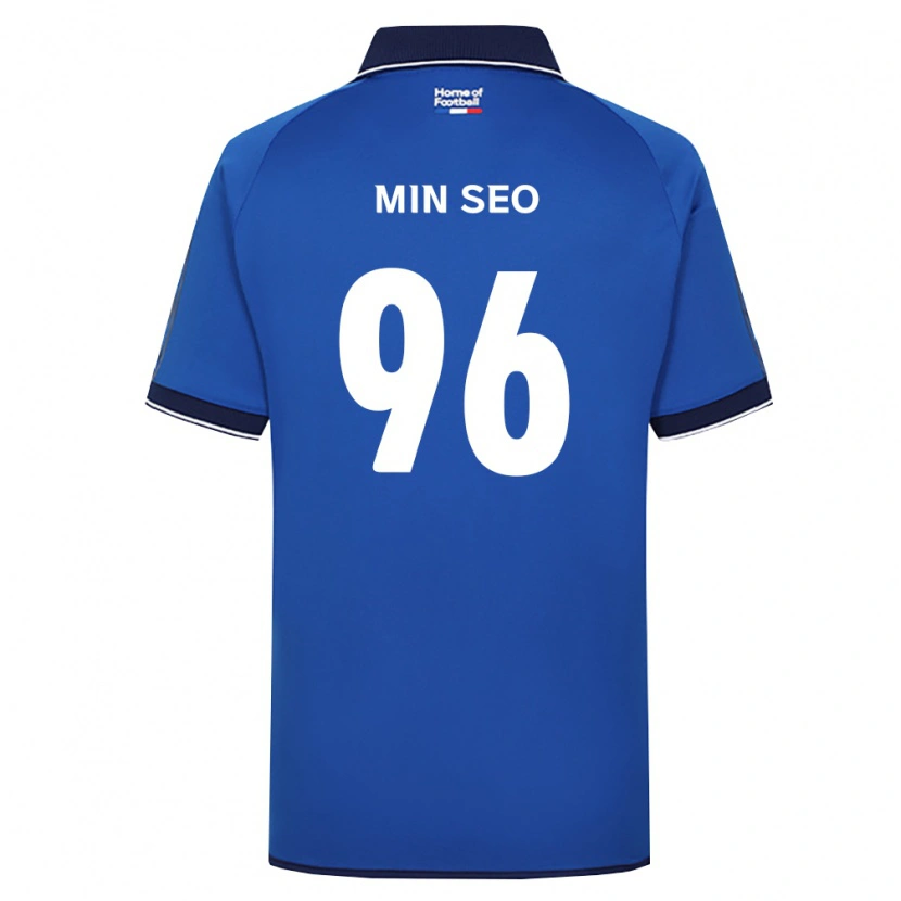 Danxen Niño Camiseta Min-Seo Koo #96 Azul Real Blanco Rojo 1ª Equipación 2026/27 La Camisa