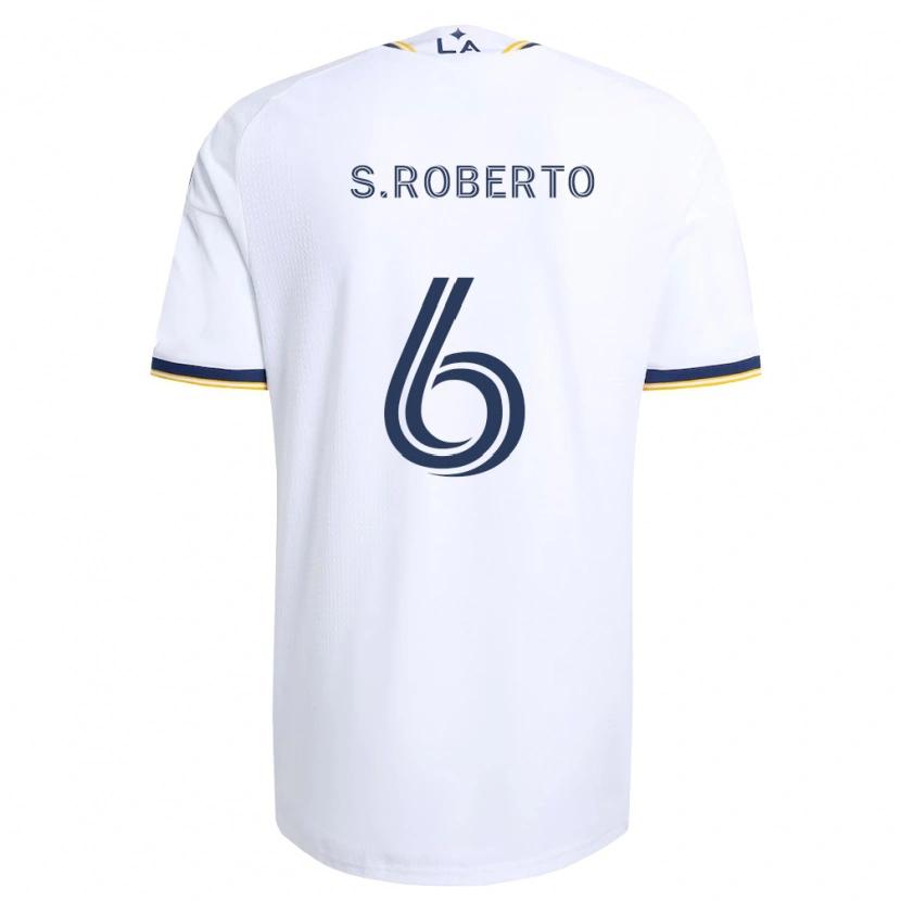 Danxen Niño Camiseta Sergi Roberto #6 Azul Amarillo Y Blanco 1ª Equipación 2026/27 La Camisa